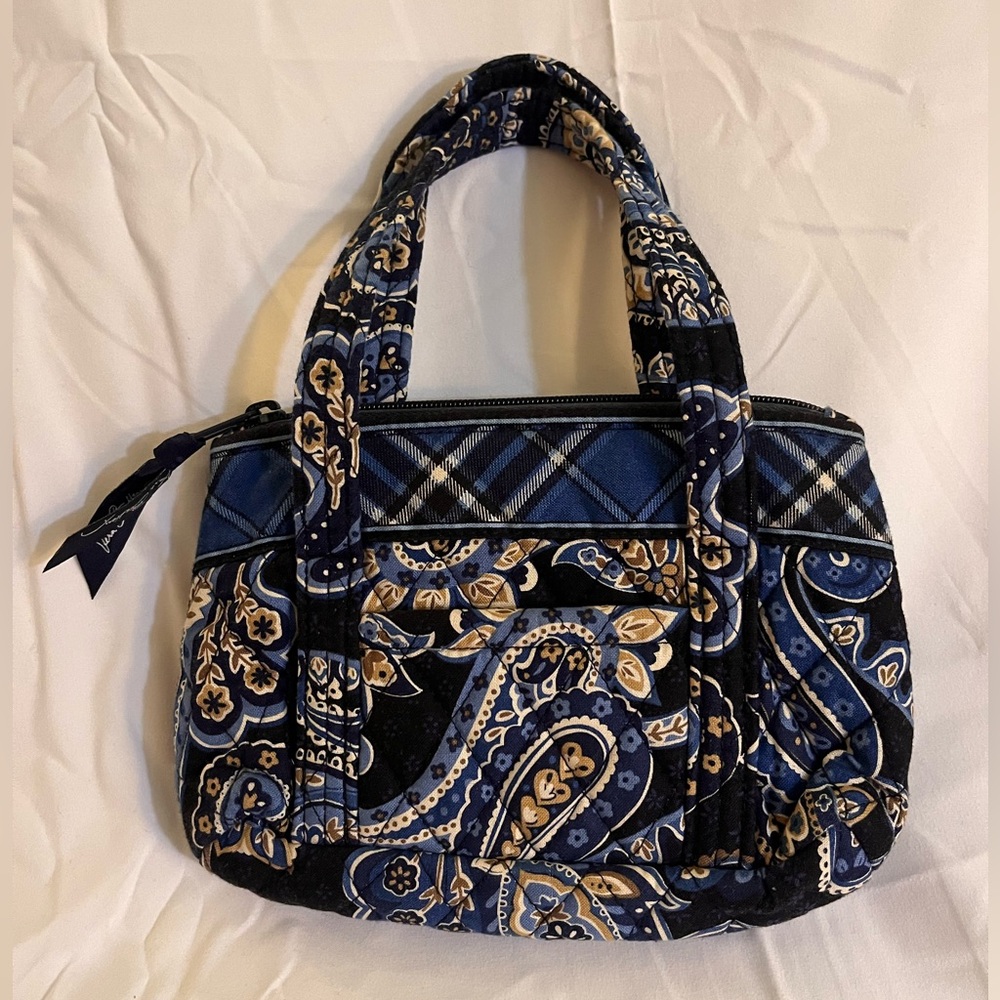 Vera Bradley Windsor Navy Mini Purse